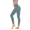 High quality Plus Size Nylon Breathable Solid High Waist yoga pants for women
